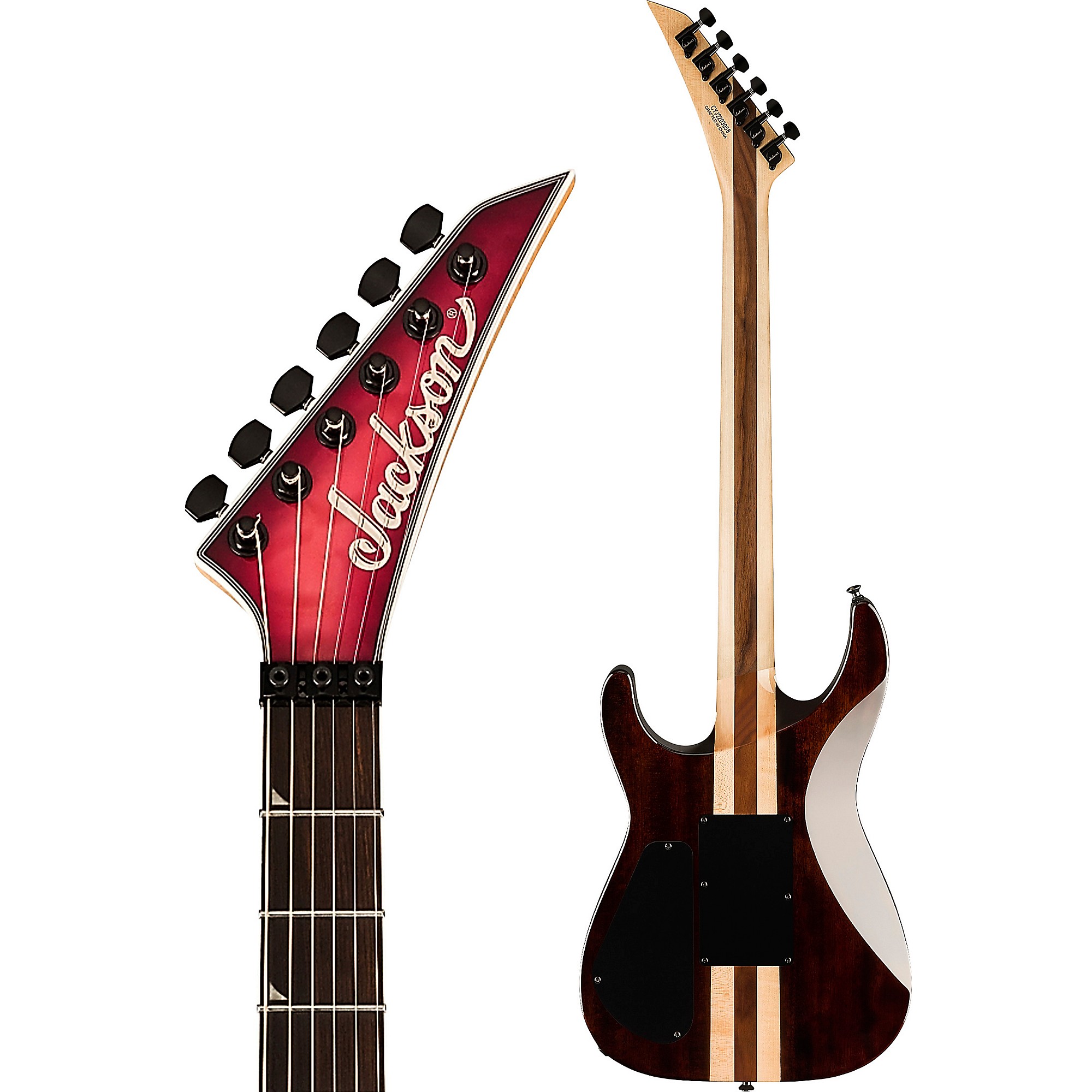 新品同様 Jackson Pro Plus Series Soloist Jackson Pro Plus Series Soloist SLA3Q Electric Guitar Amber