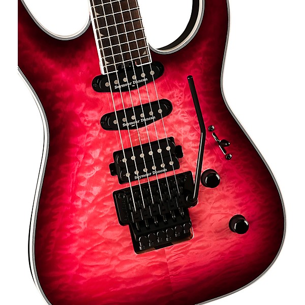 Jackson Pro Plus Series Soloist SLA3Q Electric Guitar Fuschia Burst