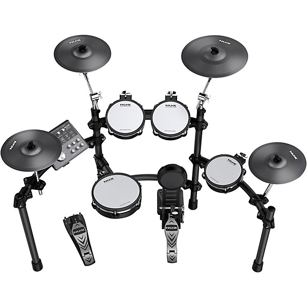 NUX DM-7X All-Remo Mesh-Head Digital Drum Kit Black