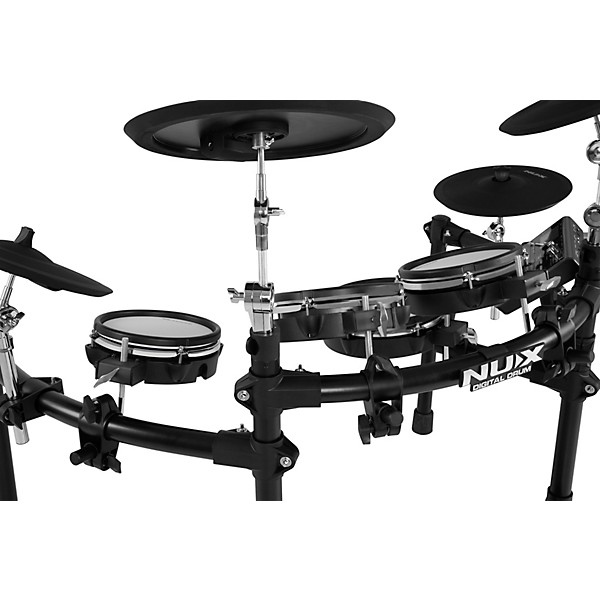 NUX DM-7X All-Remo Mesh-Head Digital Drum Kit Black