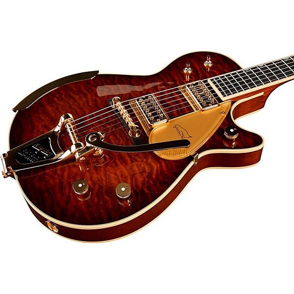 Gretsch Guitars G6134TGQM-59 Limited Edition Quilt Classic Penguin Electric Guitar Forge Glow