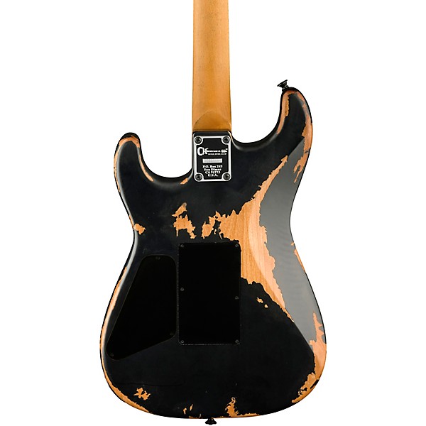 Charvel Pro-Mod Relic Series SD1 HH FR PF Weathered Black