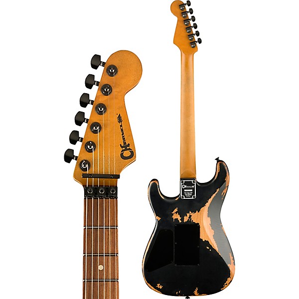Charvel Pro-Mod Relic Series SD1 HH FR PF Weathered Black