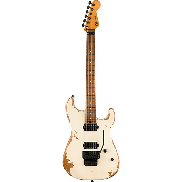 Charvel Pro-Mod Relic Series SD1 HH FR PF Weathered White | Guitar Center