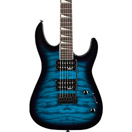 Jackson JS Series Dinky JS20 DKQ 2PT Electric Guitar... Jackson JS Series Dinky JS20 DKQ 2PT Electric Guitar Transparent Blue