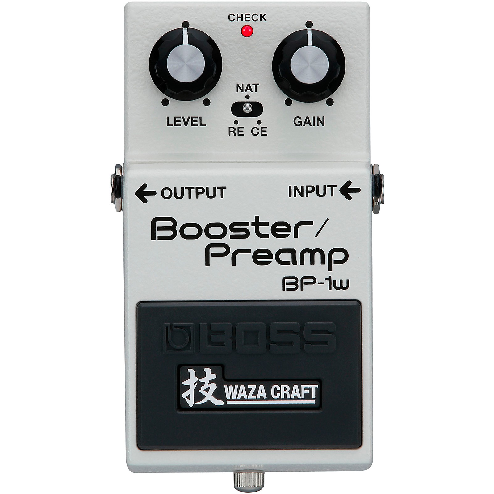 BOSS BP-1W Waza Craft Booster/Preamp Effects Pedal White