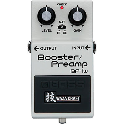 Boss Bp-1W Waza Craft Booster/Preamp Effects Pedal White for sale