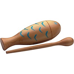 Stagg Fish-Shaped Wood Block With Mallet 6 in.