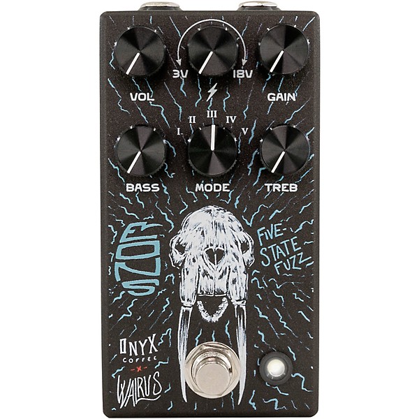 Walrus Audio Eons Onyx Five-State Fuzz Effects Pedal Black