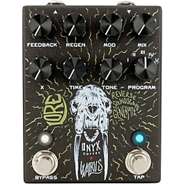 Walrus Audio Lore Reverse Soundscape Generator Delay/Reverb/Pitch/Modulation Effects Pedal - Onyx Edition Black