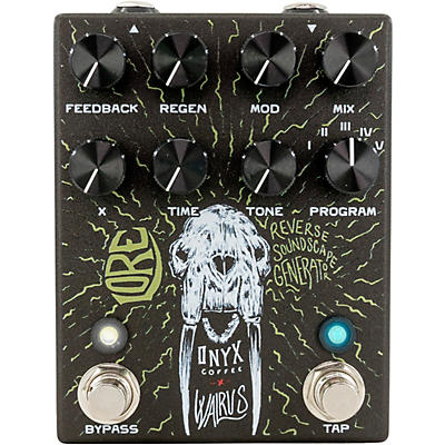 Walrus Audio Lore Reverse Soundscape Generator Delay/Reverb/Pitch/Modulation Effects Pedal Onyx Edition Black for sale