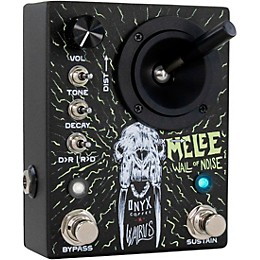 Walrus Audio Melee Wall of Noise Reverb and Distortion Effects Pedal - Onyx Edition Black