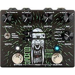 Walrus Audio SLOER Stereo Ambient Reverb Effects Pedal Onyx Edition Black