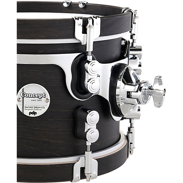 PDP by DW Concept Classic Tom Drum 10 x 7 in. Ebony Stain