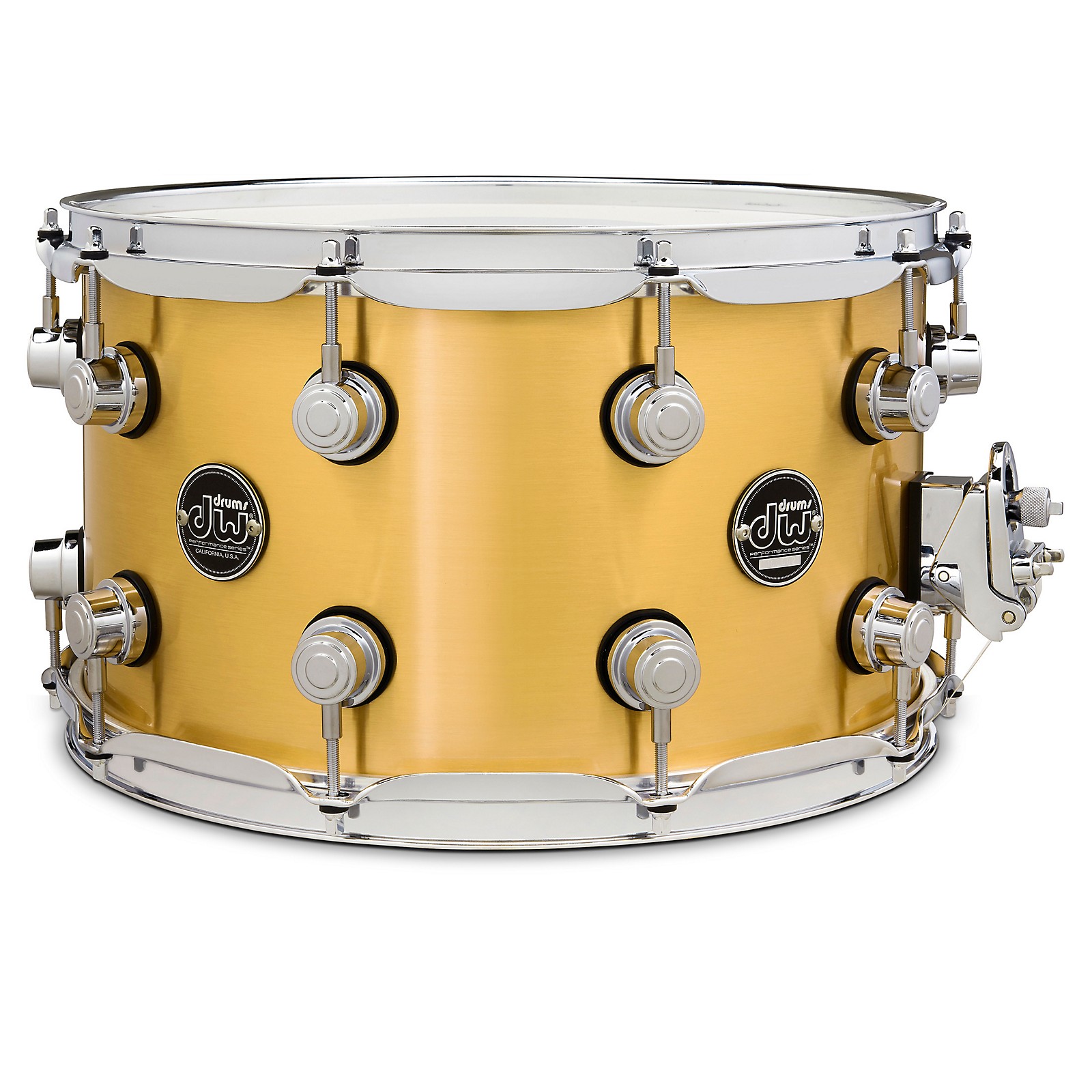 Dw Performance Series 1 Mm Polished Brass Snare Drum 14 X 8 In Guitar Center 