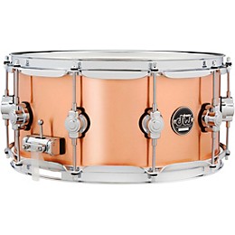 DW DW Performance Series 1 mm Polished Copper Snare Drum 14 x 6.5 in.