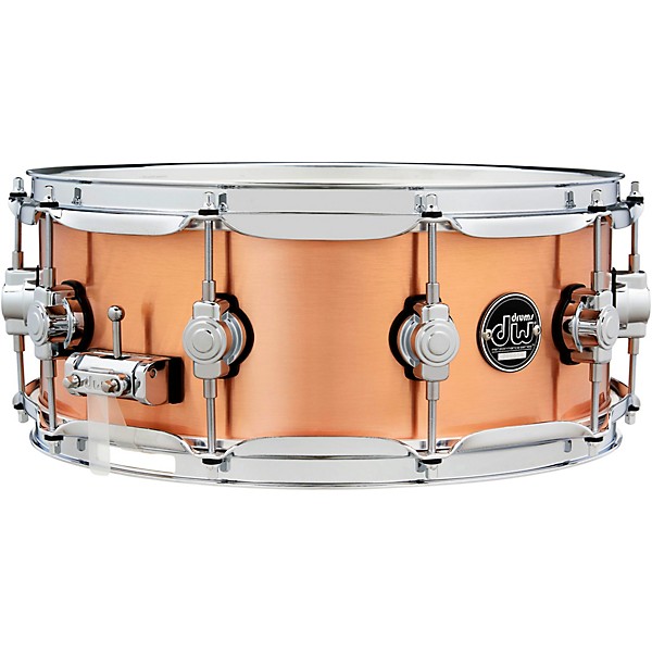 DW DW Performance Series 1 mm Polished Copper Snare Drum 14 x 5.5 in.