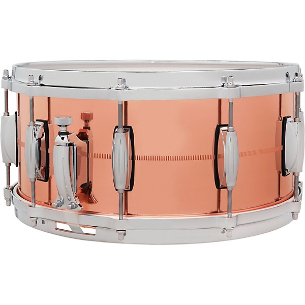 Gretsch Drums USA C2 2mm Polished Copper 10 Lug Snare Drum 14 x 6.5 in.