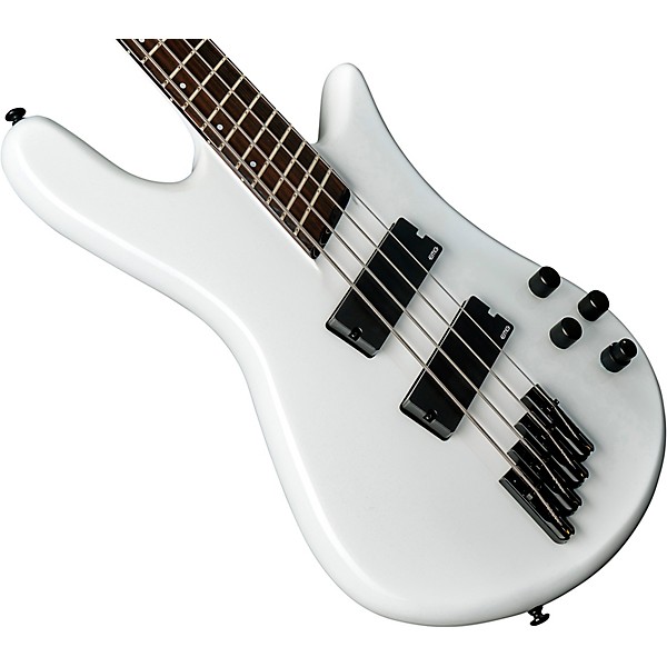Spector NS Dimension HP 4 Four-String Multi-scale Electric Bass White Sparkle Gloss
