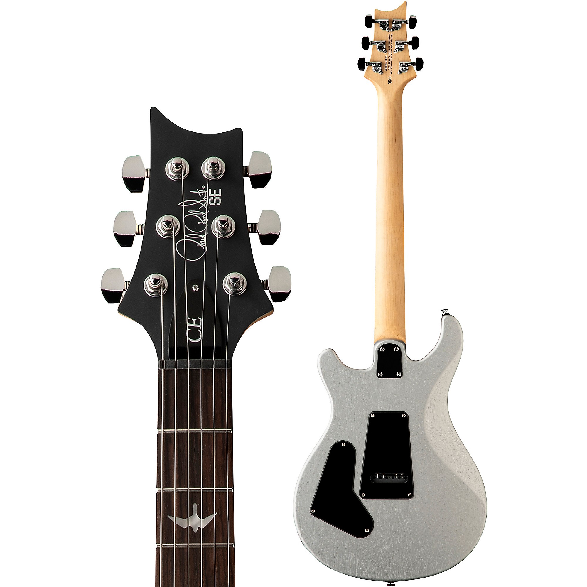 PRS SE CE24 Standard Satin Electric Guitar Metallic Silver
