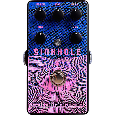 Catalinbread Sinkhole Ethereal Reverb Effects Pedal Blue And Pink for sale