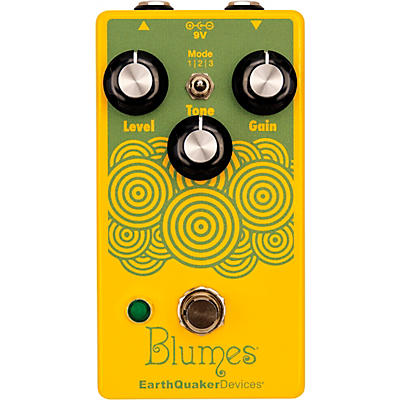 Earthquaker Devices Blumes Low Signal Shredder Overdrive Effects Pedal Yellow for sale