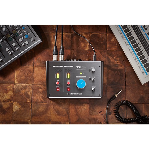 Solid State Logic SSL USB Audio Interface with AVID Pro Tools Artist Perpetual License SSL 2+