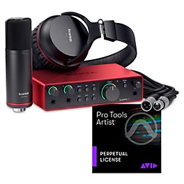 Focusrite Scarlett Studi... Focusrite Scarlett Studio Pack Gen 4 With AVID Pro Tools Artist Perpetual License 2i2 Studio Pack