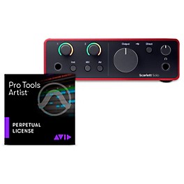 Focusrite Scarlett USB-C Audio ... Focusrite Scarlett USB-C Audio Interface (Gen 4) with AVID Pro Tools Artist Perpetual Solo