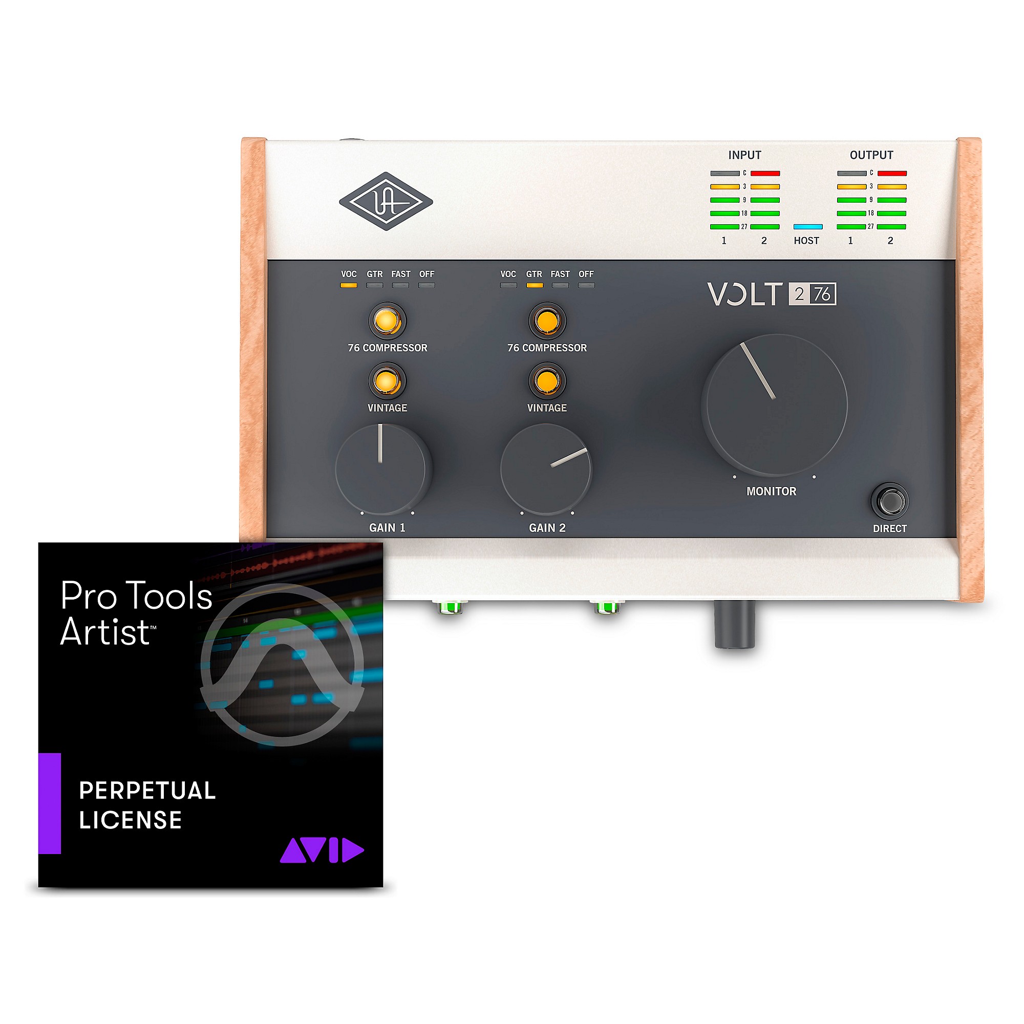 Universal Audio Volt USB Audio Interface with AVID Pro Tools Artist 