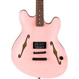 Fender Tom DeLonge Starcaster Electric Guitar Satin Olympic... Fender Tom DeLonge Starcaster Electric Guitar Satin Shell Pink