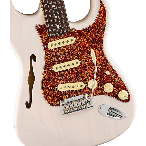 Fender American Professional II Stratocaster Thinline Limited-Edition Electric Guitar White Blonde