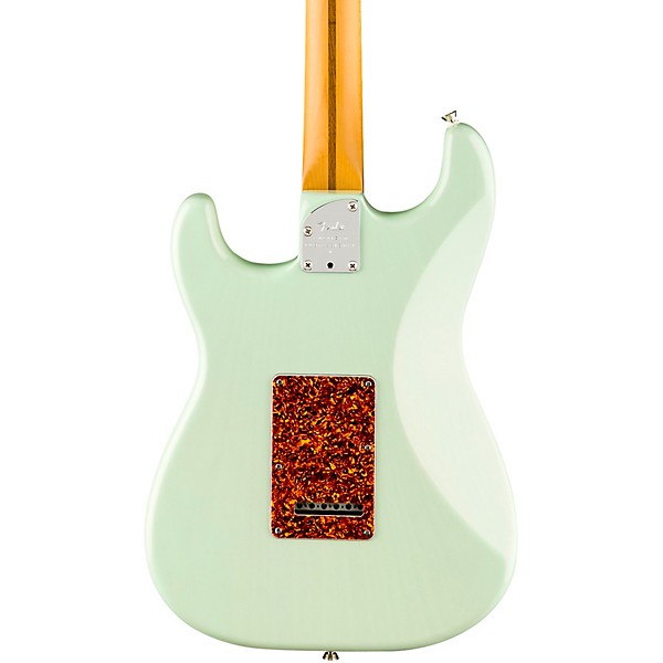 Fender American Professional II Stratocaster Thinline Limited-Edition Electric Guitar Transparent Surf Green