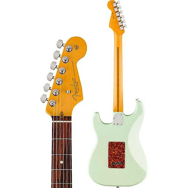 Fender American Professional II Stratocaster Thinline Limited-Edition Electric Guitar Transparent Surf Green