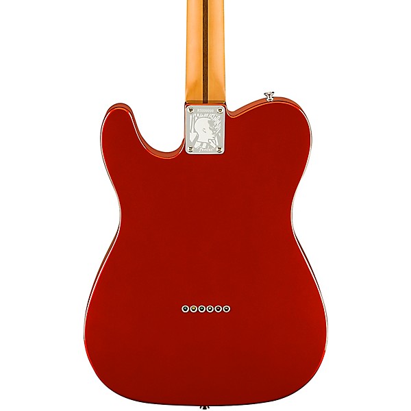 Fender Limited-Edition Raphael Saadiq Telecaster Electric Guitar Dark Red Metallic