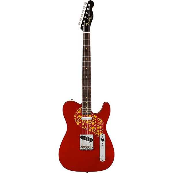 Fender Limited-Edition Raphael Saadiq Telecaster Electric Guitar Dark Red Metallic