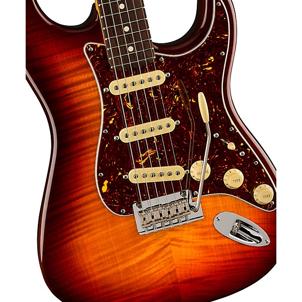Fender 70th Anniversary American Professional II Stratocaster Electric Guitar Comet Burst