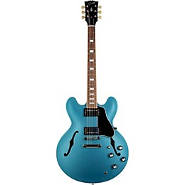 Gibson ES-335 '60s Block Guitar Center-Exclusive Semi-Hollow Electric Guitar Pelham Blue