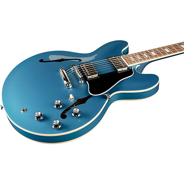 Gibson ES-335 '60s Block Limited-Edition Semi-Hollow Electric Guitar Pelham  Blue