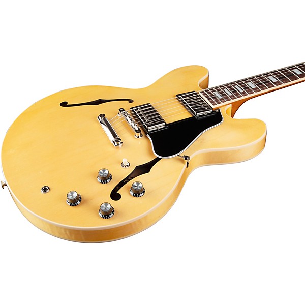 Gibson ES-335 '60s Block Guitar Center-Exclusive Semi-Hollow Electric Guitar Antique Natural