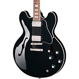 Open Box Gibson ES-335 '60s Block Guitar Center-Exclusive Semi-Hollow Electric Guitar Level 2 Ebony 197881340926