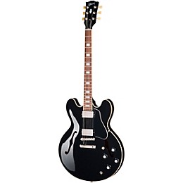 Open Box Gibson ES-335 '60s Block Guitar Center-Exclusive Semi-Hollow Electric Guitar Level 2 Ebony 197881340926