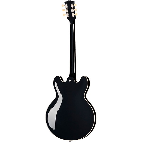 Open Box Gibson ES-335 '60s Block Guitar Center-Exclusive Semi-Hollow Electric Guitar Level 2 Ebony 197881340926