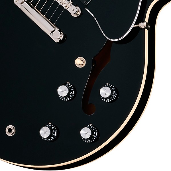 Open Box Gibson ES-335 '60s Block Guitar Center-Exclusive Semi-Hollow Electric Guitar Level 2 Ebony 197881340926