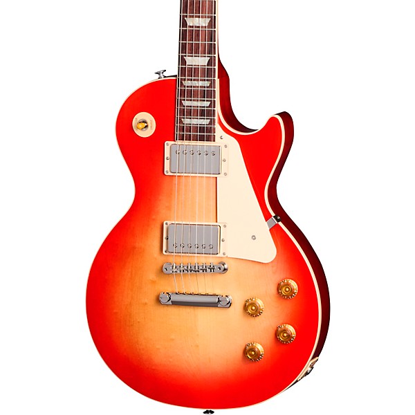 Gibson Les Paul Standard '50s Plain Top Limited-Edition Electric Guitar Washed Cherry Sunburst