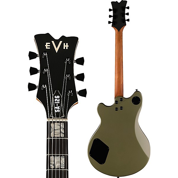 EVH SA-126 Special Semi-Hollow Electric Guitar Matte Army Drab
