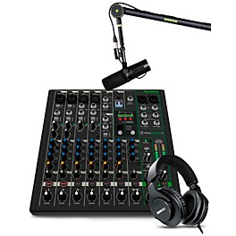 Mackie ProFX10v3+ Content Creator Bundle With SM7dB Microphone and SRH440A Headphones