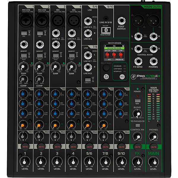 Mackie ProFX10v3+ Content Creator Bundle With AT2040 Microphones and ATH-M20X Headphones