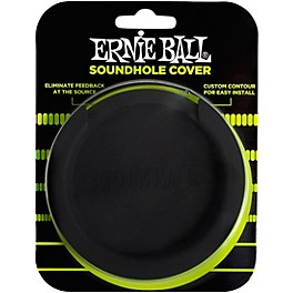 Ernie Ball Acoustic Soundhole Cover Black