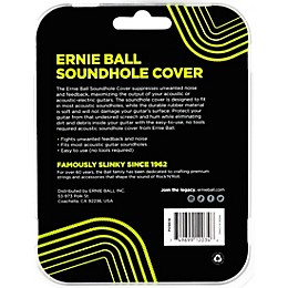 Ernie Ball Acoustic Soundhole Cover Black